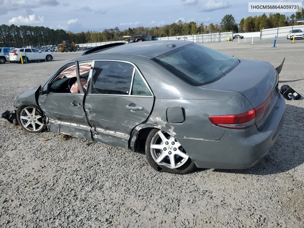 2004 Honda Accord Ex VIN: 1HGCM56864A059731 Lot: 78875494