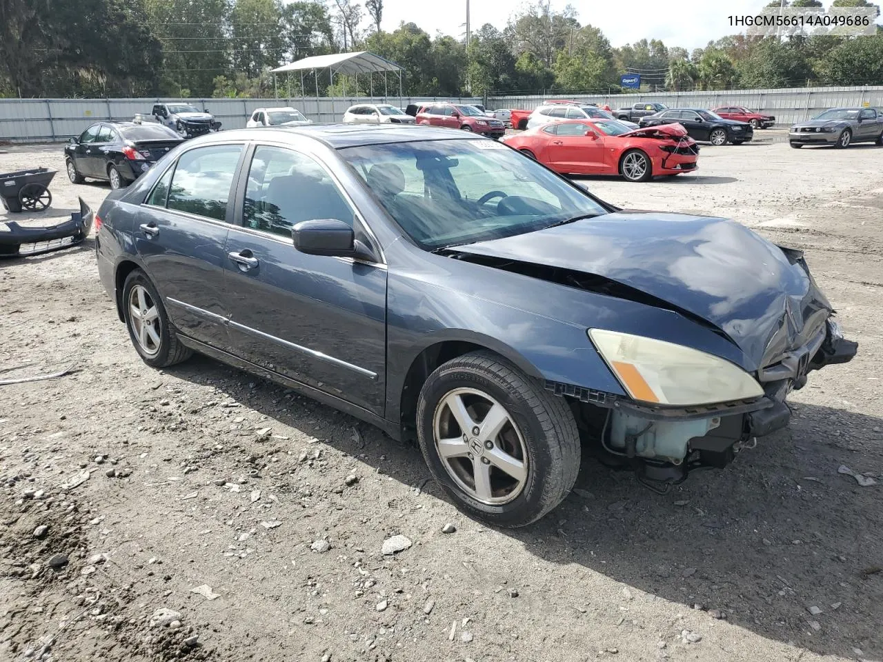 2004 Honda Accord Ex VIN: 1HGCM56614A049686 Lot: 79221584