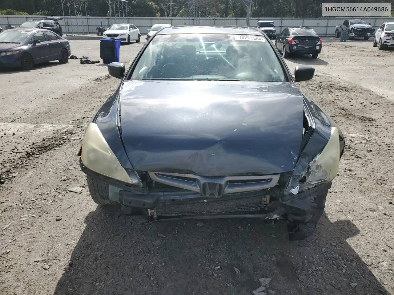 2004 Honda Accord Ex VIN: 1HGCM56614A049686 Lot: 79221584