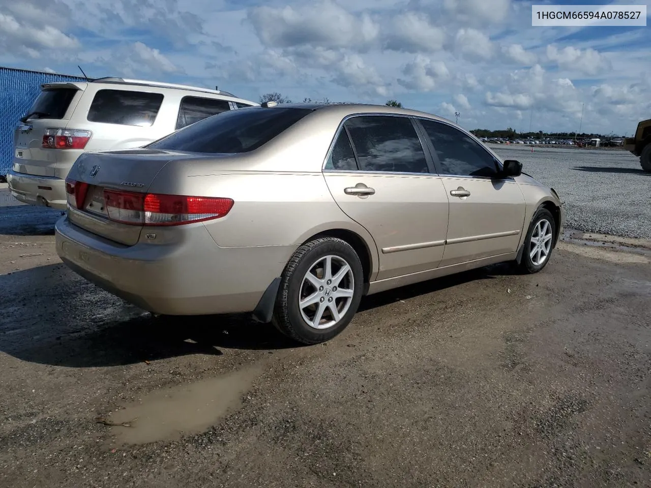 2004 Honda Accord Ex VIN: 1HGCM66594A078527 Lot: 79341564