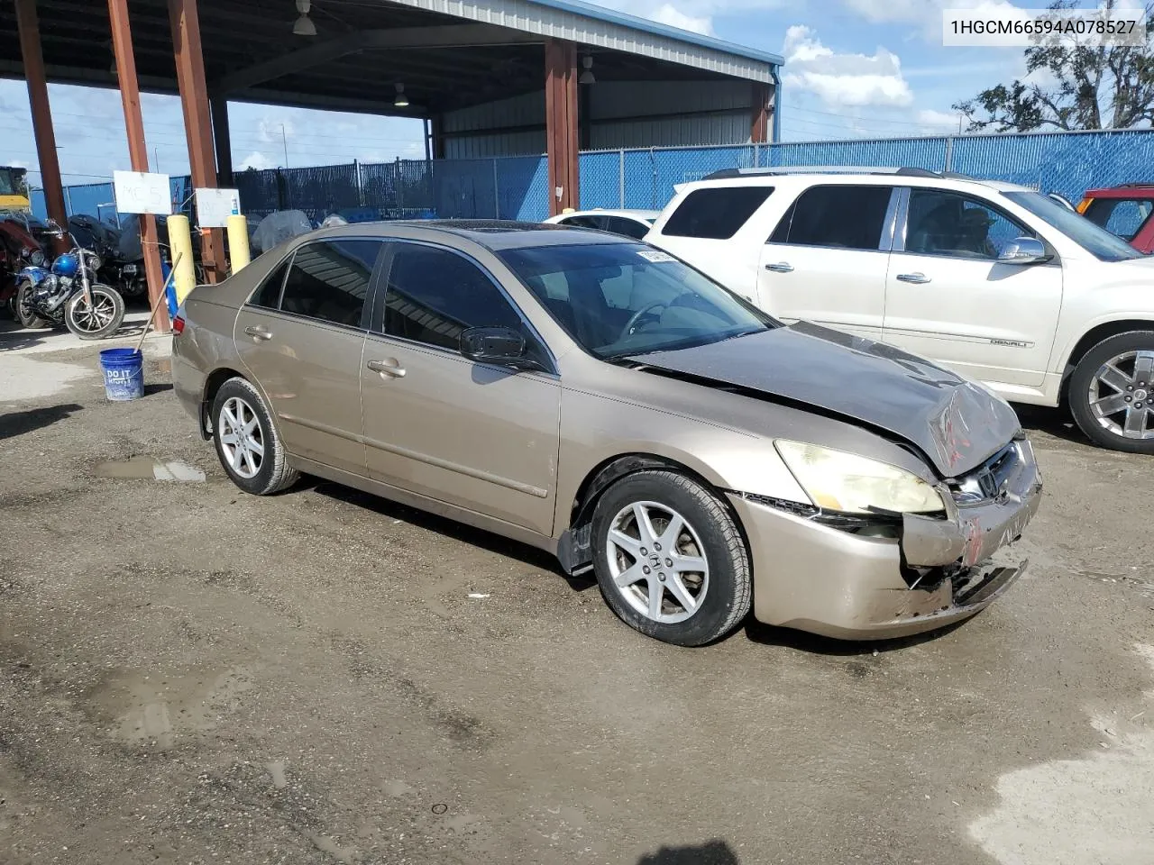 2004 Honda Accord Ex VIN: 1HGCM66594A078527 Lot: 79341564