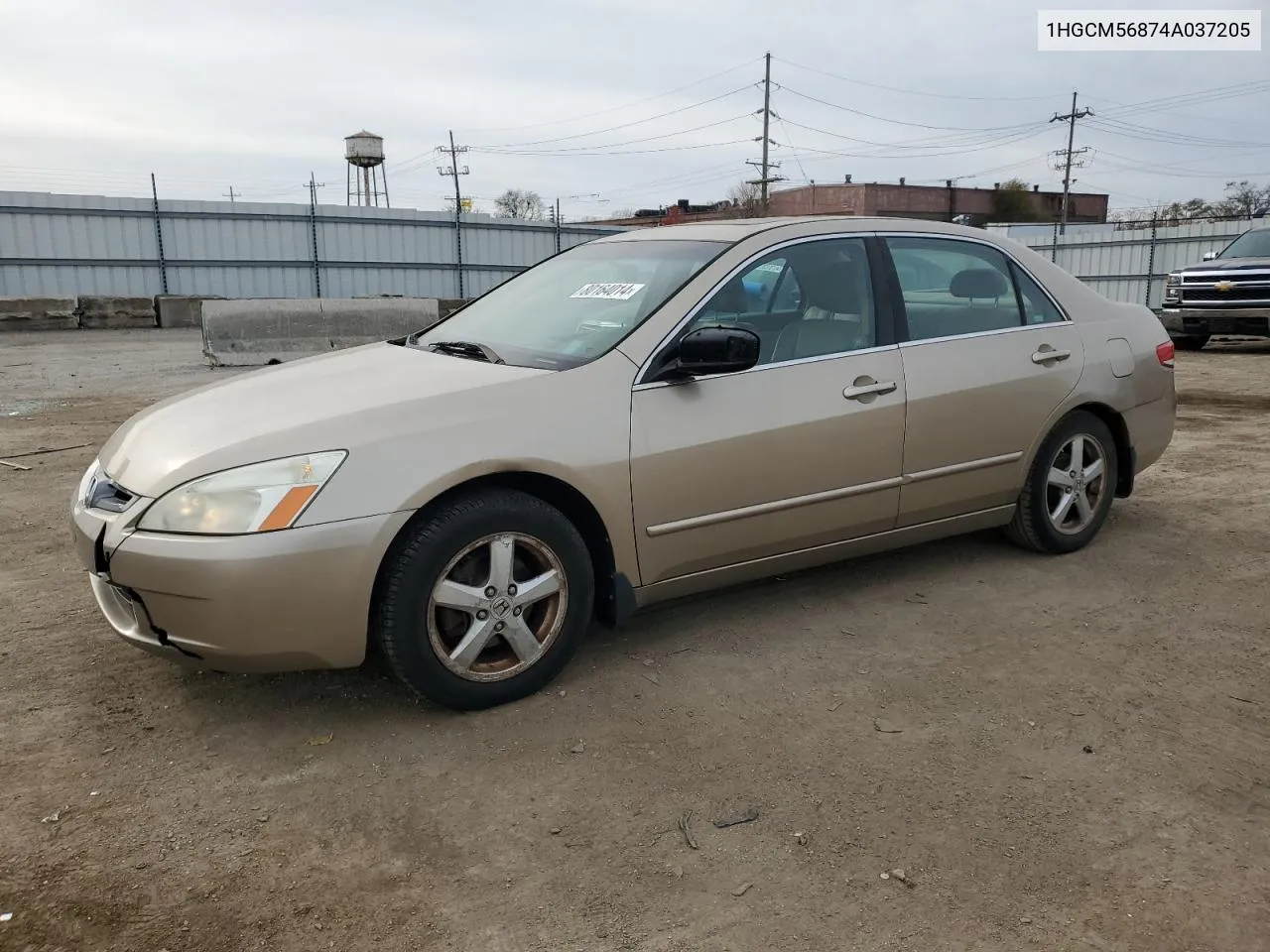 2004 Honda Accord Ex VIN: 1HGCM56874A037205 Lot: 80164014