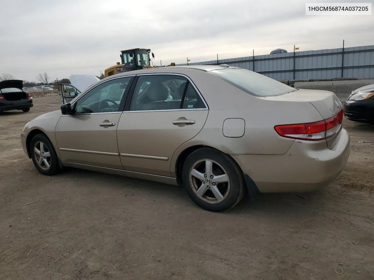 2004 Honda Accord Ex VIN: 1HGCM56874A037205 Lot: 80164014