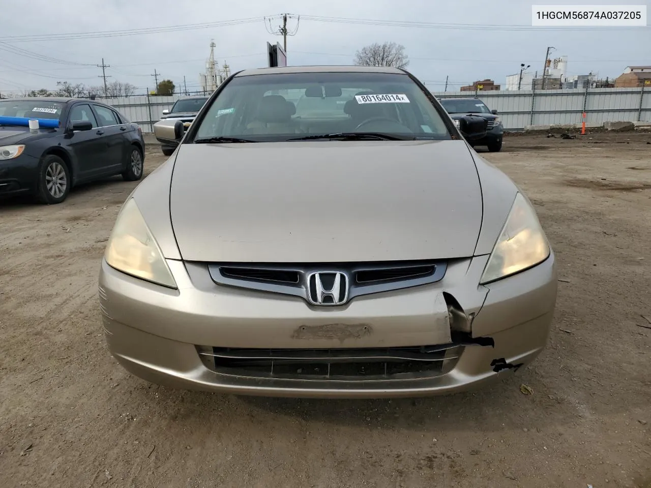 2004 Honda Accord Ex VIN: 1HGCM56874A037205 Lot: 80164014