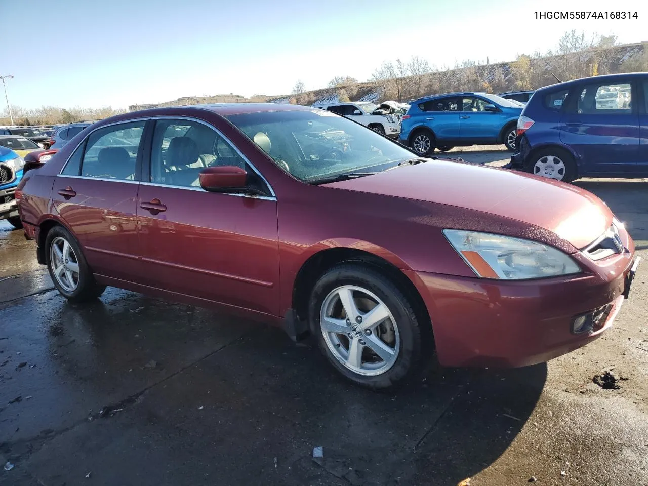 2004 Honda Accord Ex VIN: 1HGCM55874A168314 Lot: 80731864