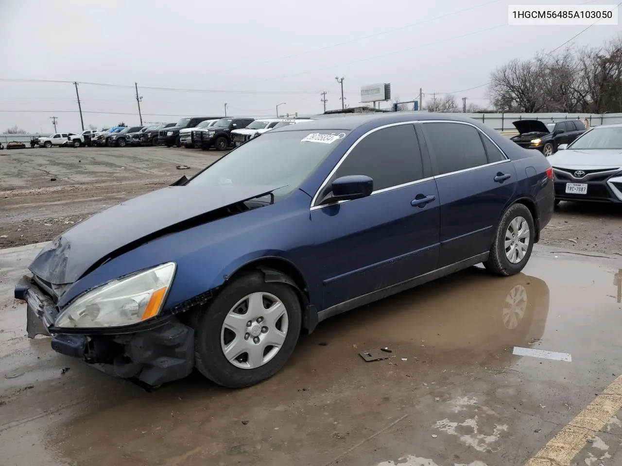 1HGCM56485A103050 2005 Honda Accord Lx