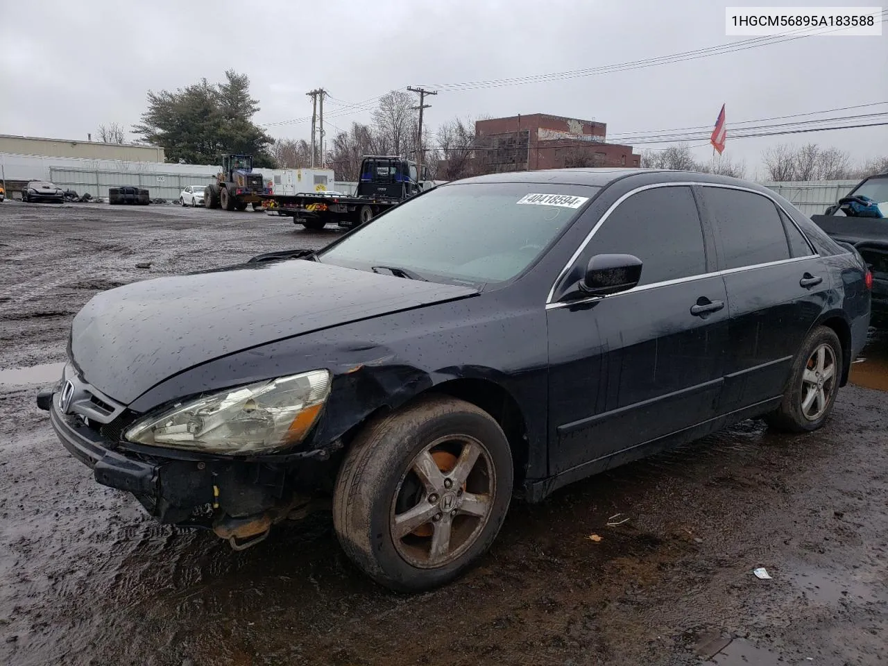 1HGCM56895A183588 2005 Honda Accord Ex