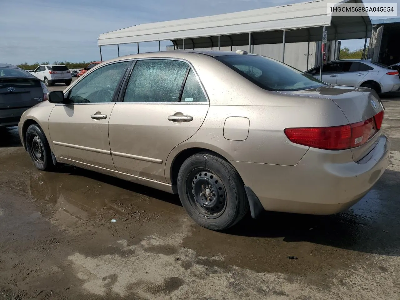 2005 Honda Accord Ex VIN: 1HGCM56885A045654 Lot: 46611204