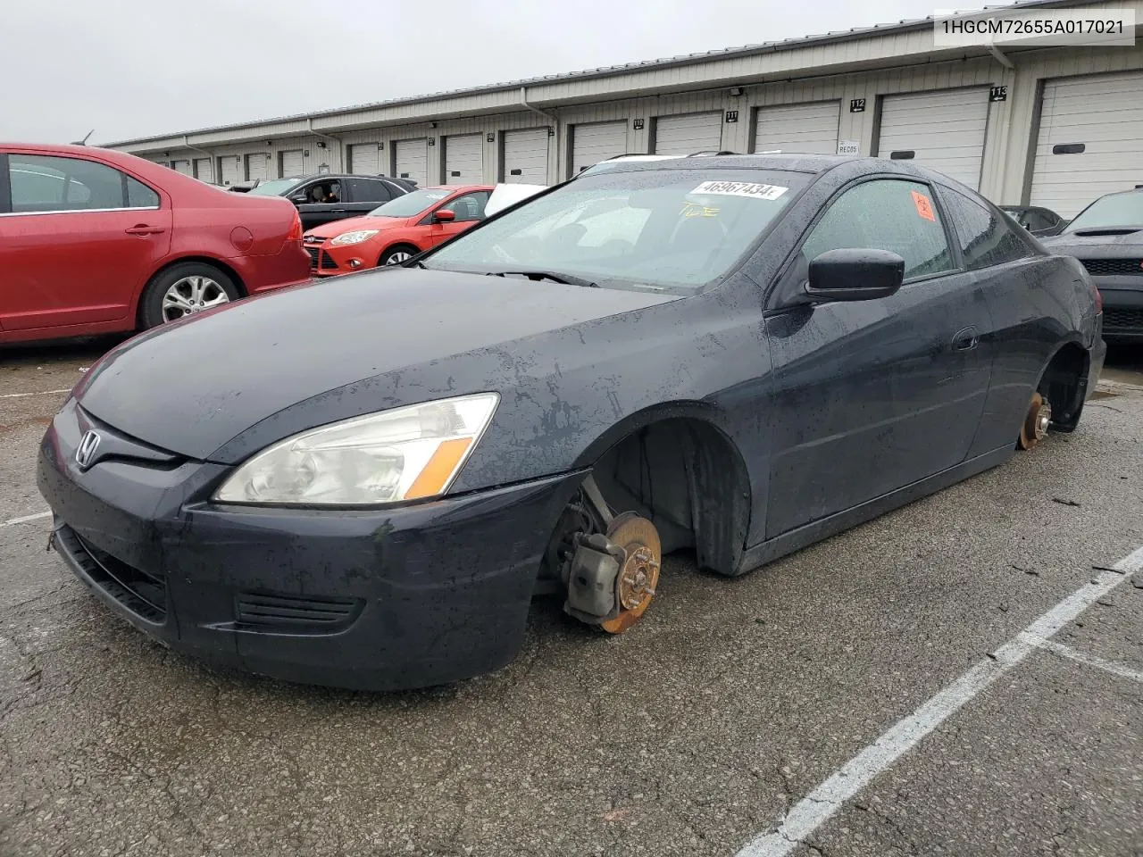 2005 Honda Accord Ex VIN: 1HGCM72655A017021 Lot: 46967434