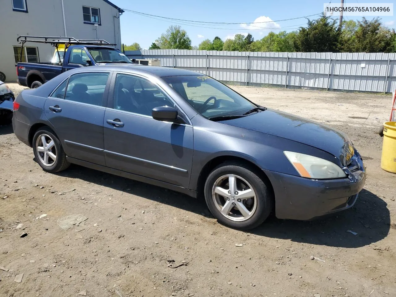 1HGCM56765A104966 2005 Honda Accord Ex