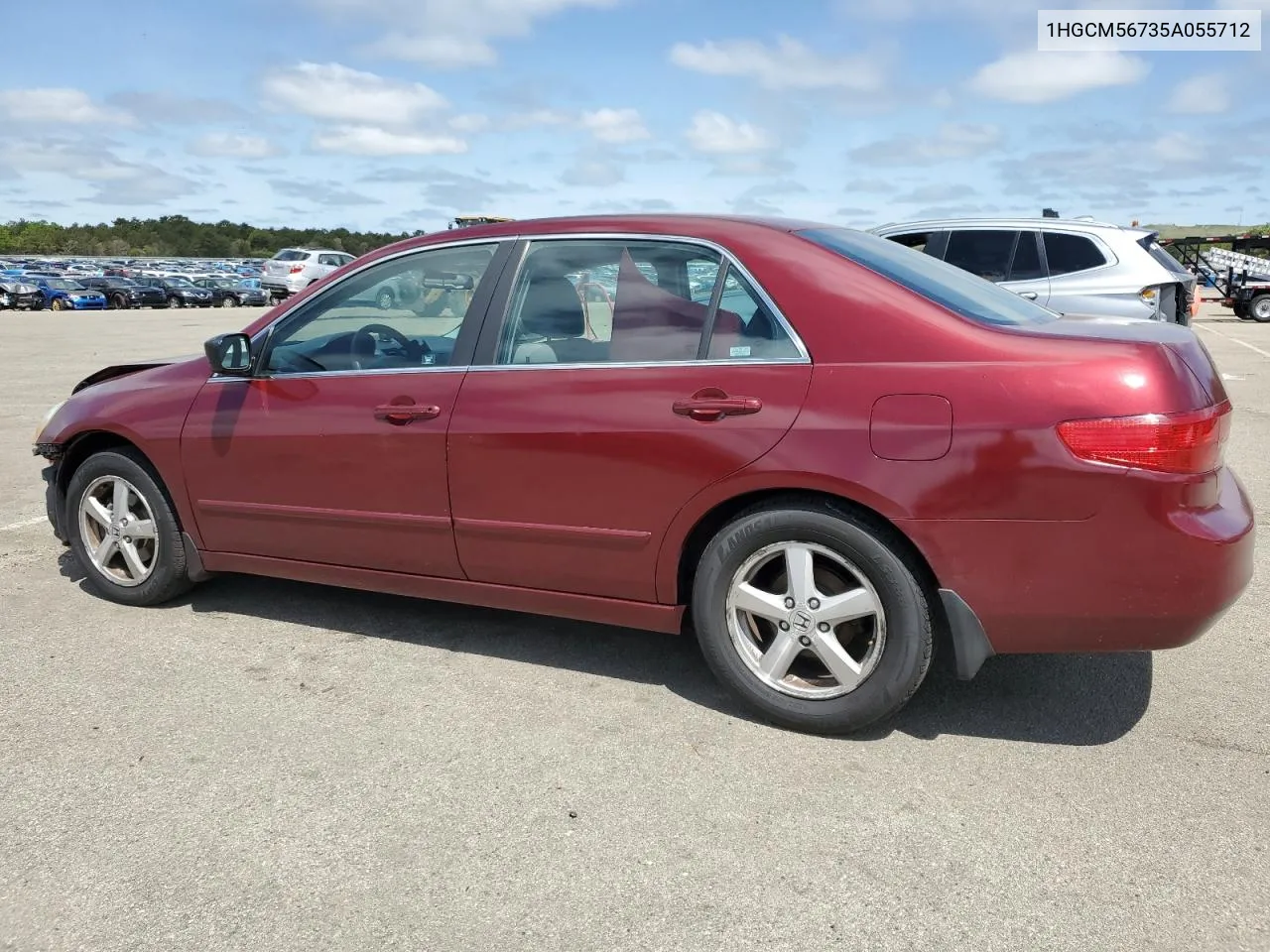 2005 Honda Accord Ex VIN: 1HGCM56735A055712 Lot: 54993314