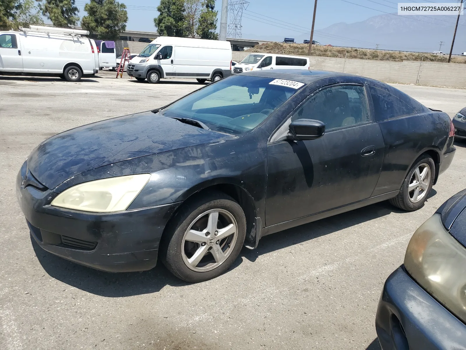 1HGCM72725A006227 2005 Honda Accord Ex