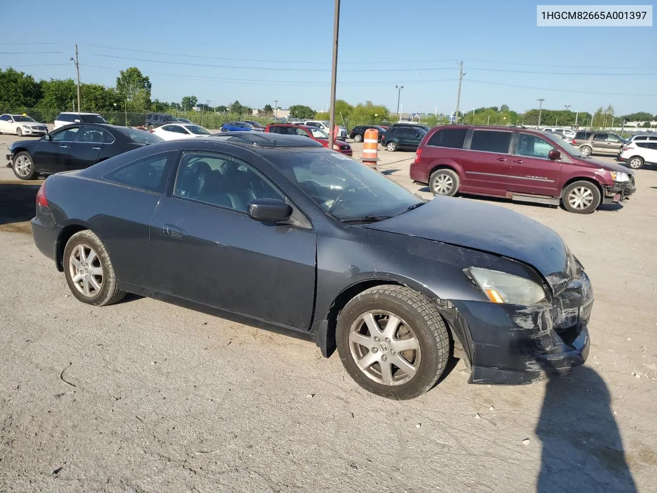 2005 Honda Accord Ex VIN: 1HGCM82665A001397 Lot: 58826924