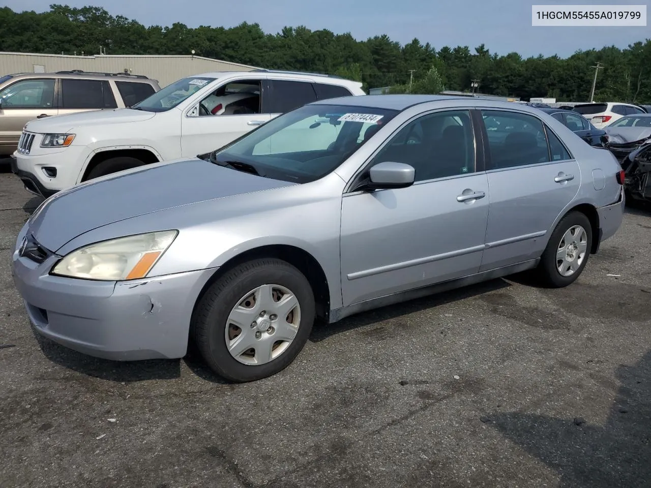 2005 Honda Accord Lx VIN: 1HGCM55455A019799 Lot: 61074434