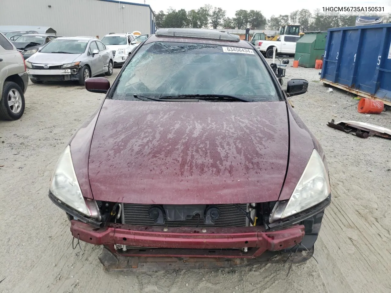 1HGCM56735A150531 2005 Honda Accord Ex