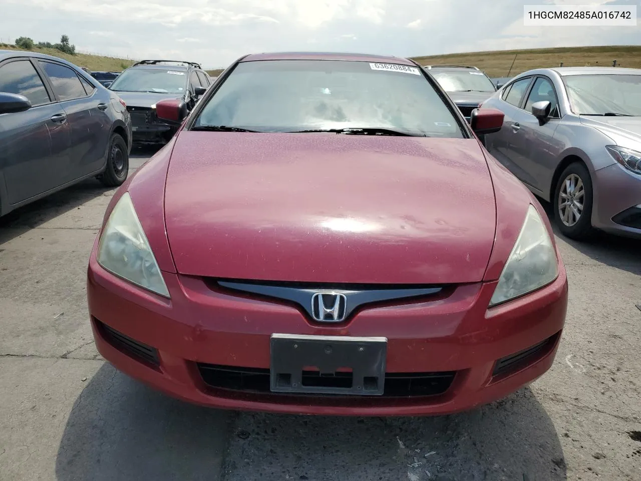 2005 Honda Accord Se VIN: 1HGCM82485A016742 Lot: 63620884