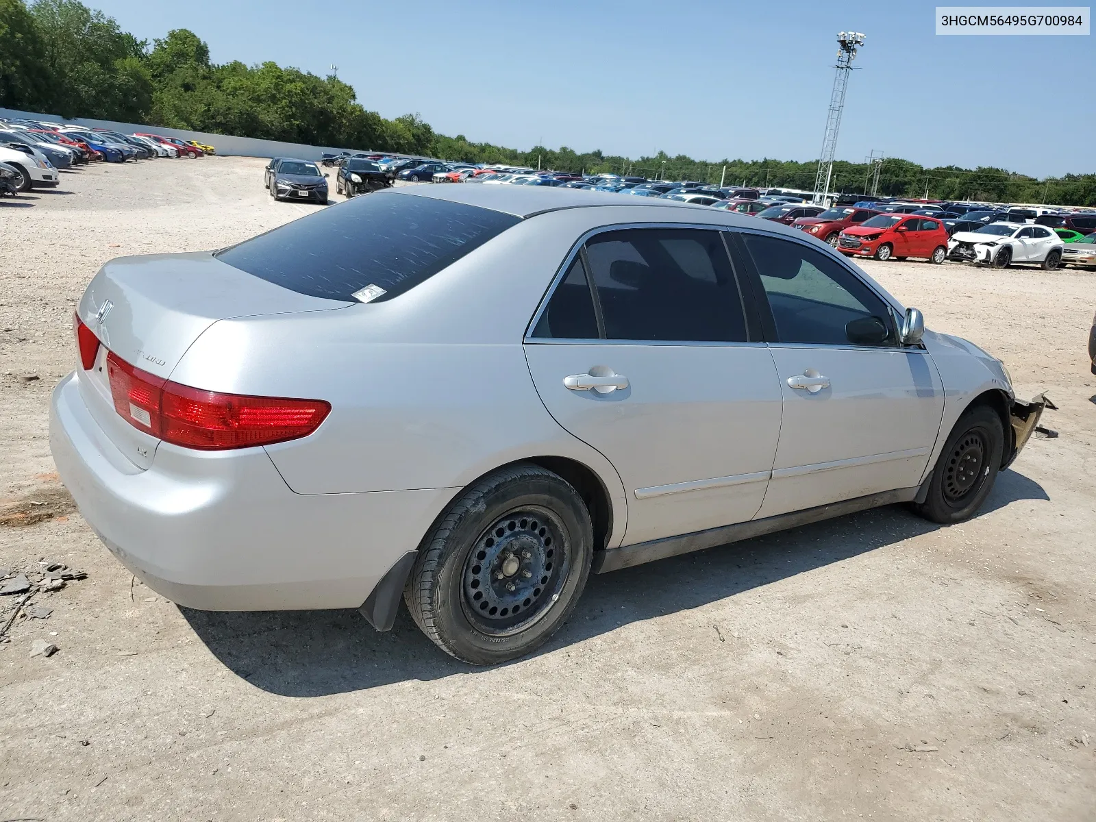 2005 Honda Accord Lx VIN: 3HGCM56495G700984 Lot: 63907564