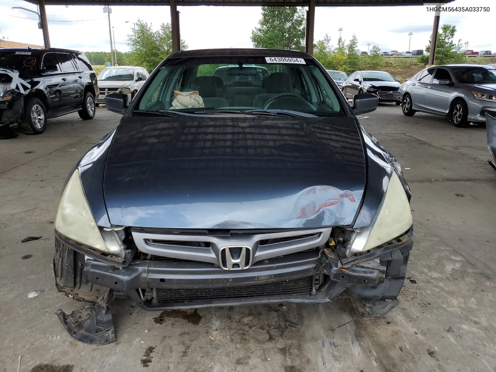 2005 Honda Accord Lx VIN: 1HGCM56435A033750 Lot: 64306054