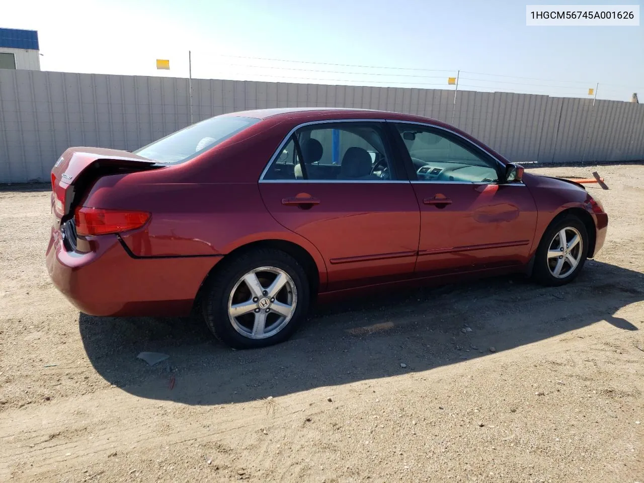 1HGCM56745A001626 2005 Honda Accord Ex