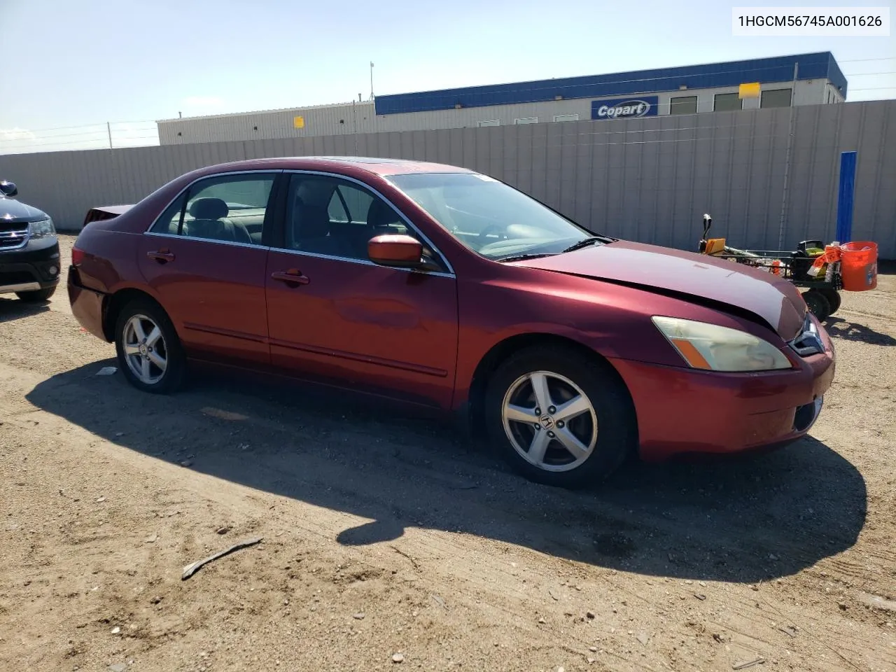 2005 Honda Accord Ex VIN: 1HGCM56745A001626 Lot: 65719654