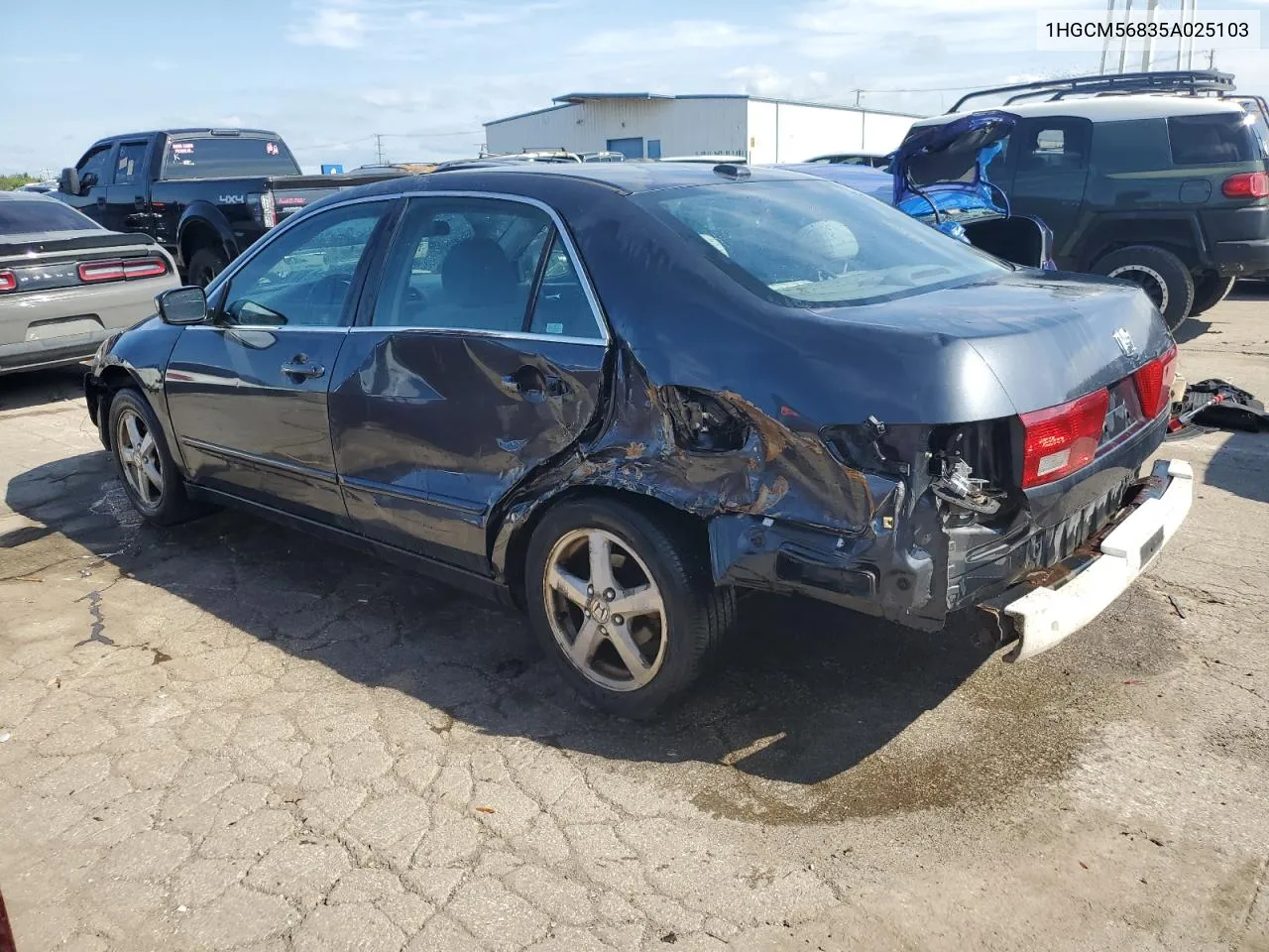 2005 Honda Accord Ex VIN: 1HGCM56835A025103 Lot: 66125674