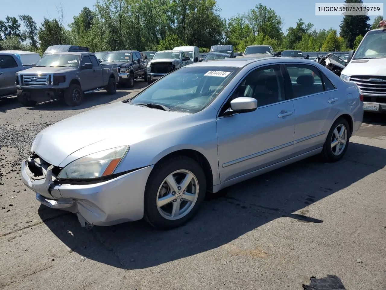 2005 Honda Accord Ex VIN: 1HGCM56875A129769 Lot: 66344474