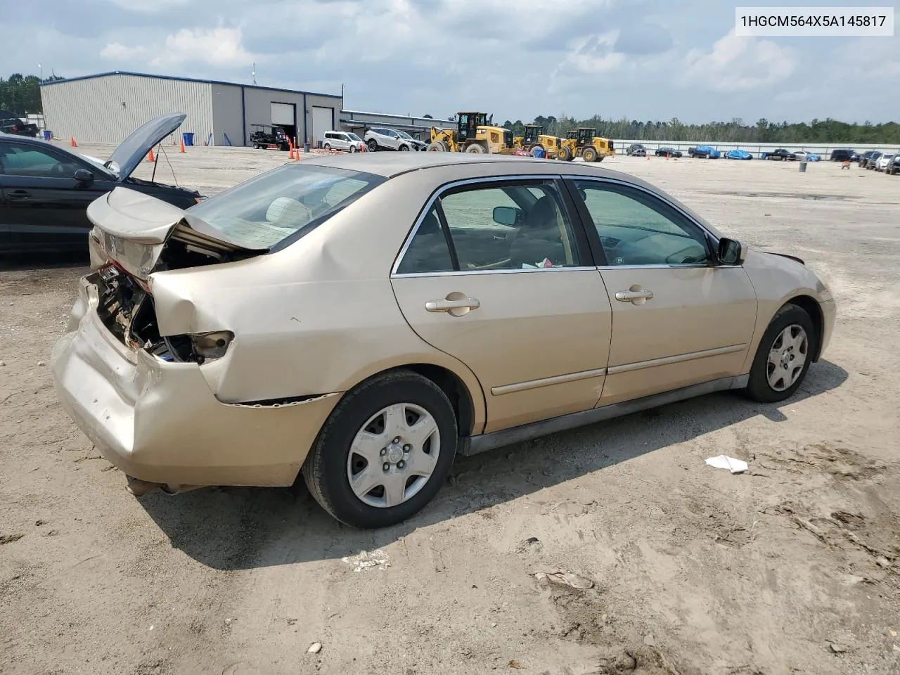 2005 Honda Accord Lx VIN: 1HGCM564X5A145817 Lot: 66870854