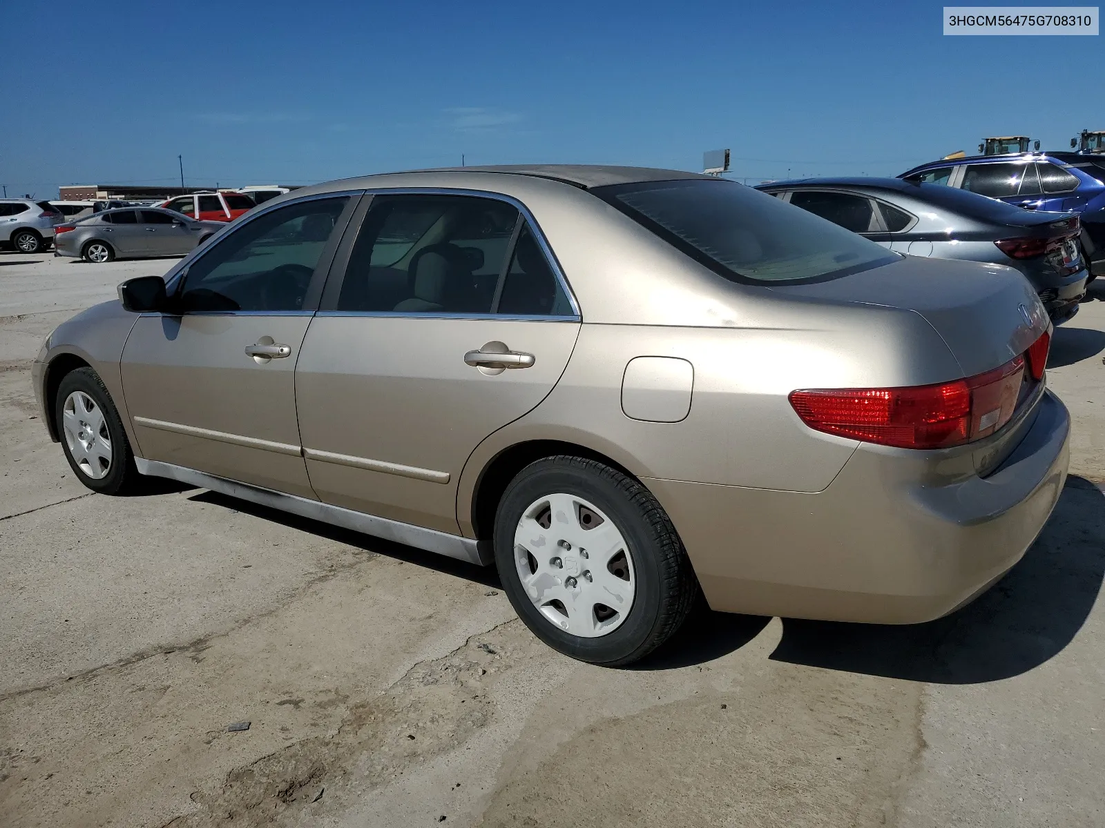 2005 Honda Accord Lx VIN: 3HGCM56475G708310 Lot: 67487904