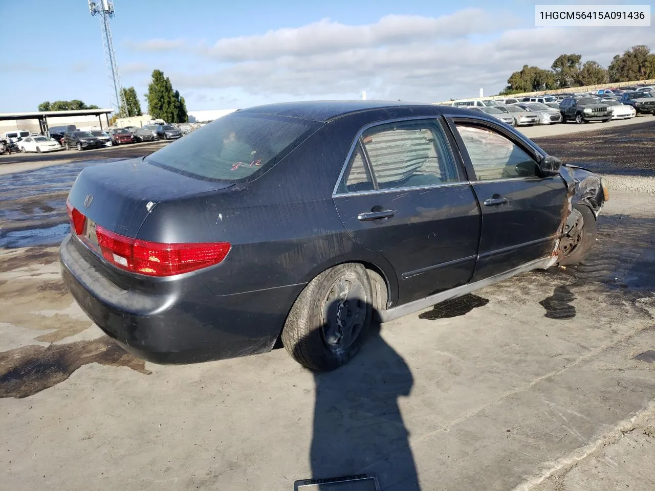 1HGCM56415A091436 2005 Honda Accord Lx