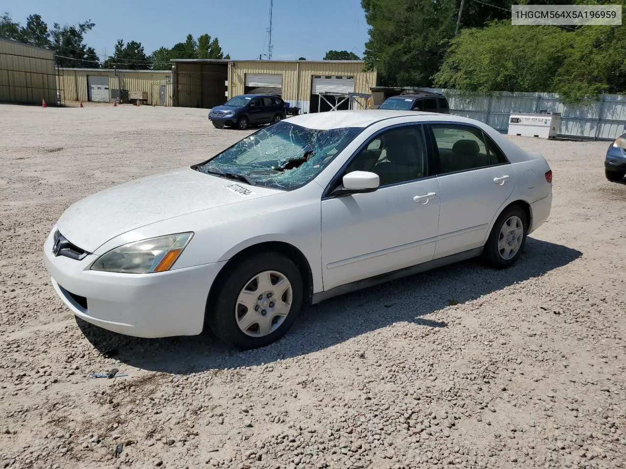 2005 Honda Accord Lx VIN: 1HGCM564X5A196959 Lot: 67773764