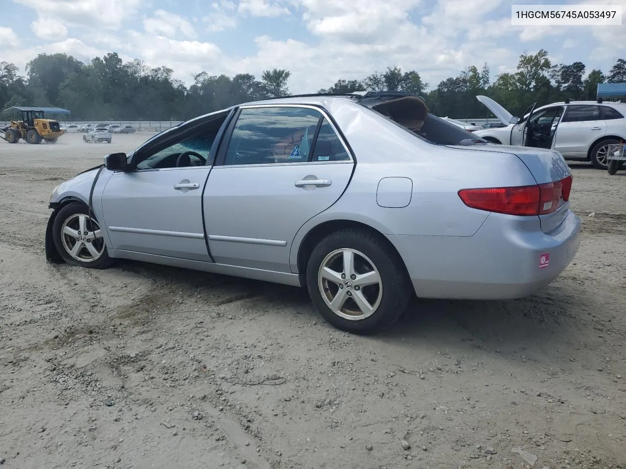 1HGCM56745A053497 2005 Honda Accord Ex