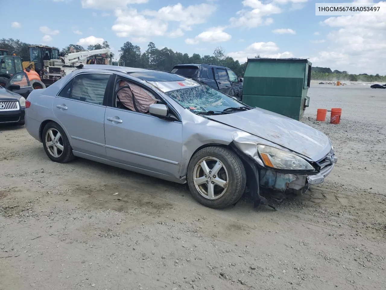 1HGCM56745A053497 2005 Honda Accord Ex