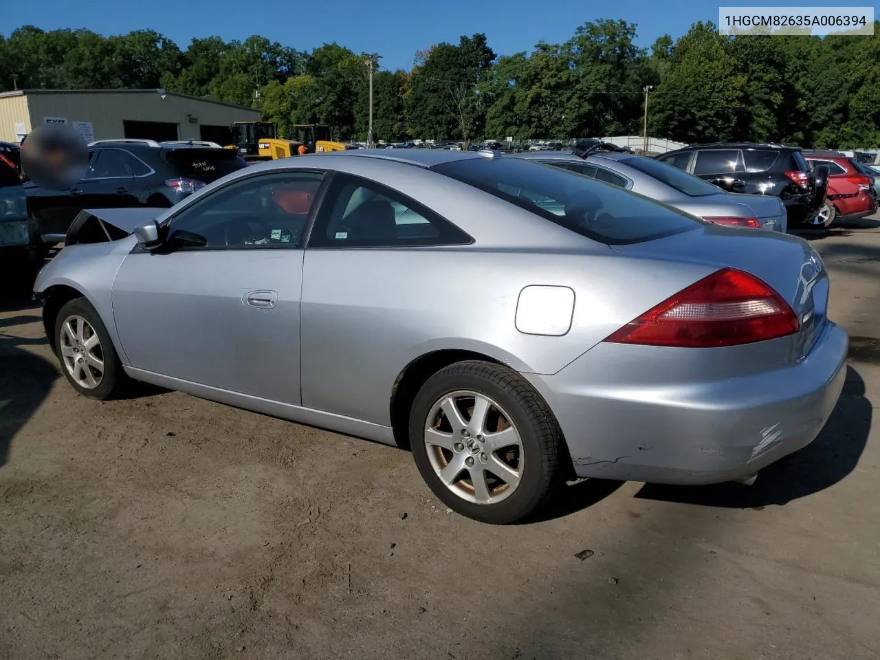 2005 Honda Accord Ex VIN: 1HGCM82635A006394 Lot: 68084344