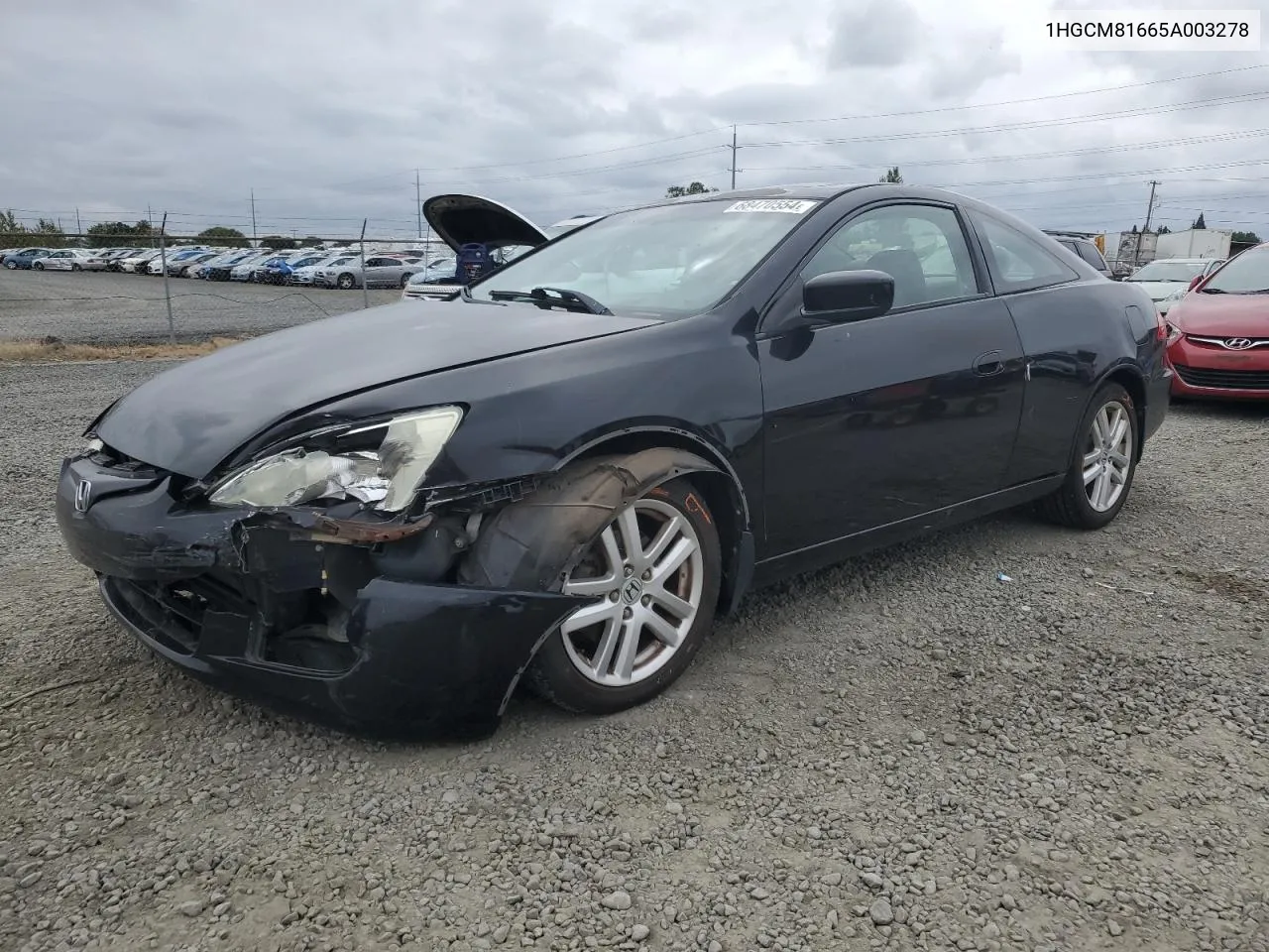 1HGCM81665A003278 2005 Honda Accord Ex