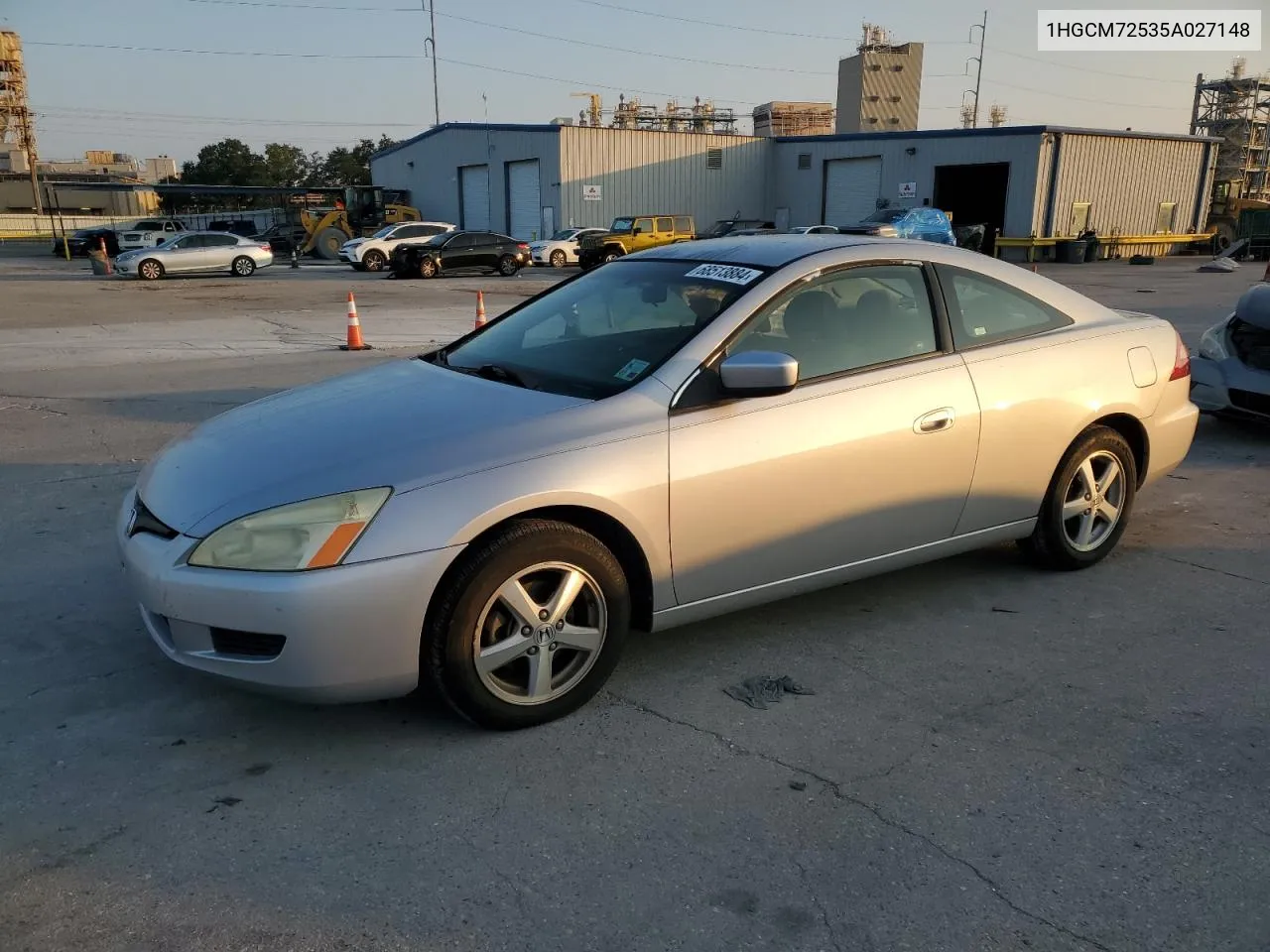 1HGCM72535A027148 2005 Honda Accord Lx