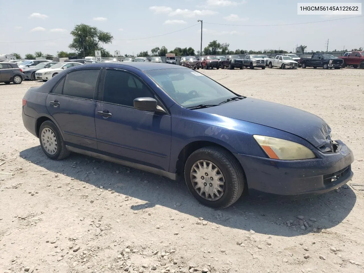 2005 Honda Accord Dx VIN: 1HGCM56145A122622 Lot: 68884024