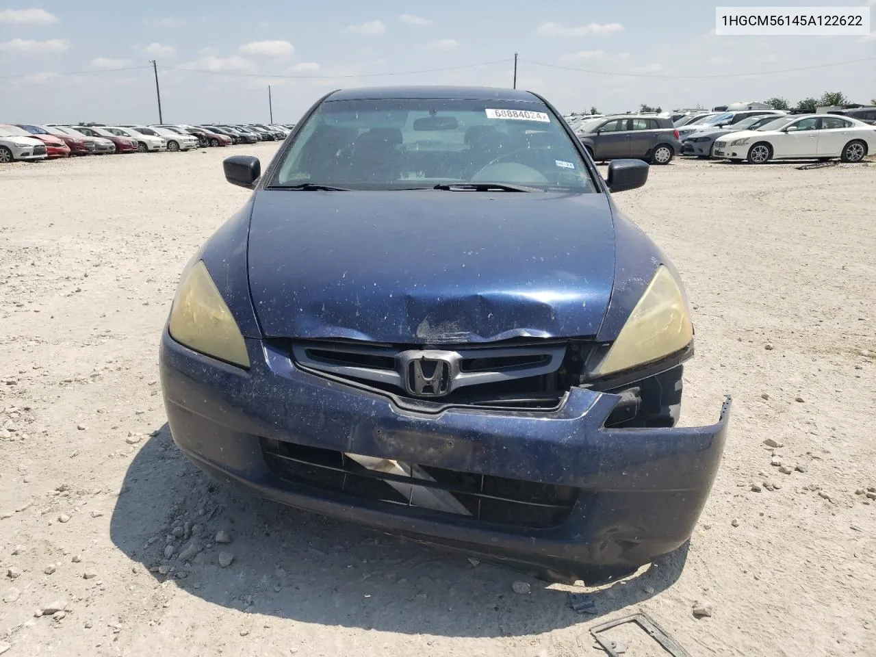 2005 Honda Accord Dx VIN: 1HGCM56145A122622 Lot: 68884024