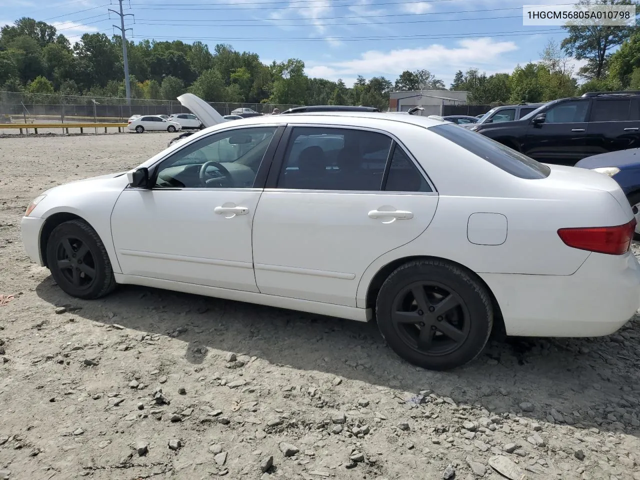 1HGCM56805A010798 2005 Honda Accord Ex