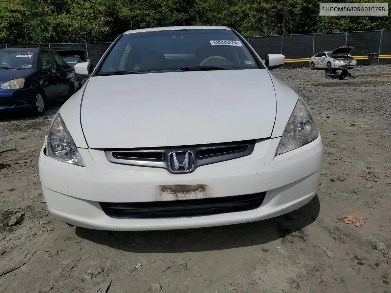 1HGCM56805A010798 2005 Honda Accord Ex