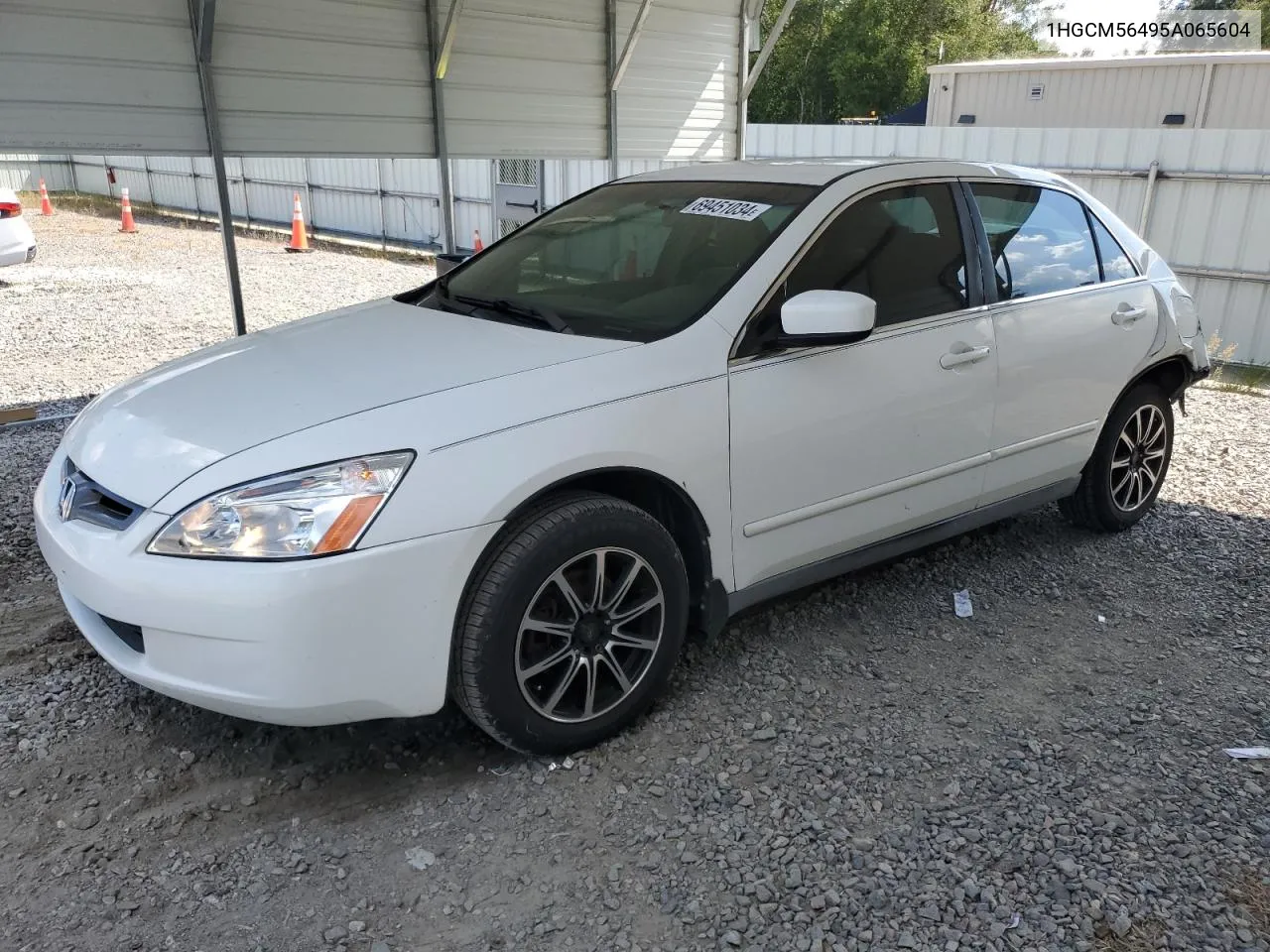 2005 Honda Accord Lx VIN: 1HGCM56495A065604 Lot: 69451034