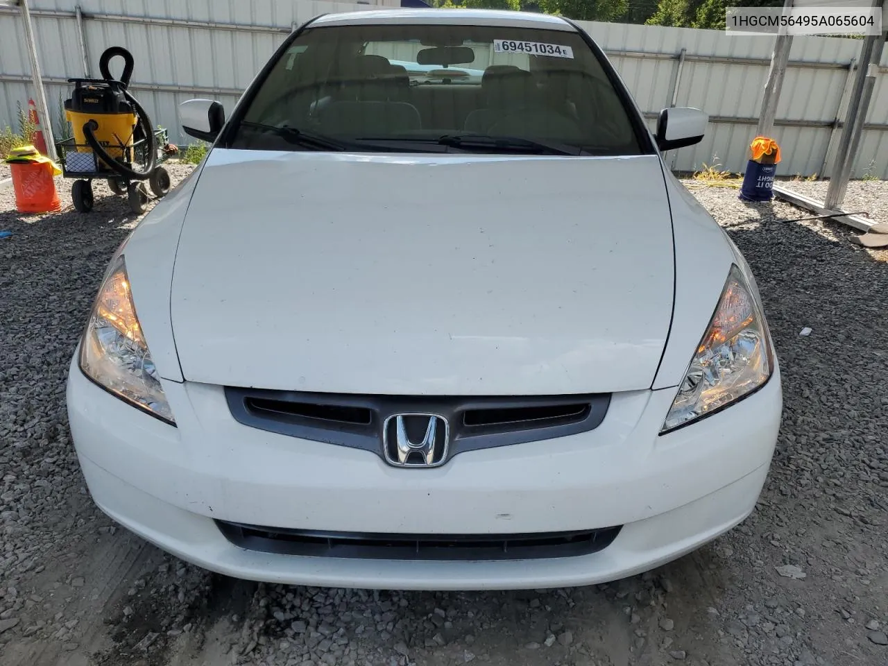 2005 Honda Accord Lx VIN: 1HGCM56495A065604 Lot: 69451034