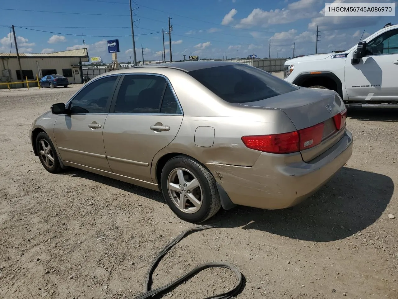 2005 Honda Accord Ex VIN: 1HGCM56745A086970 Lot: 69639164