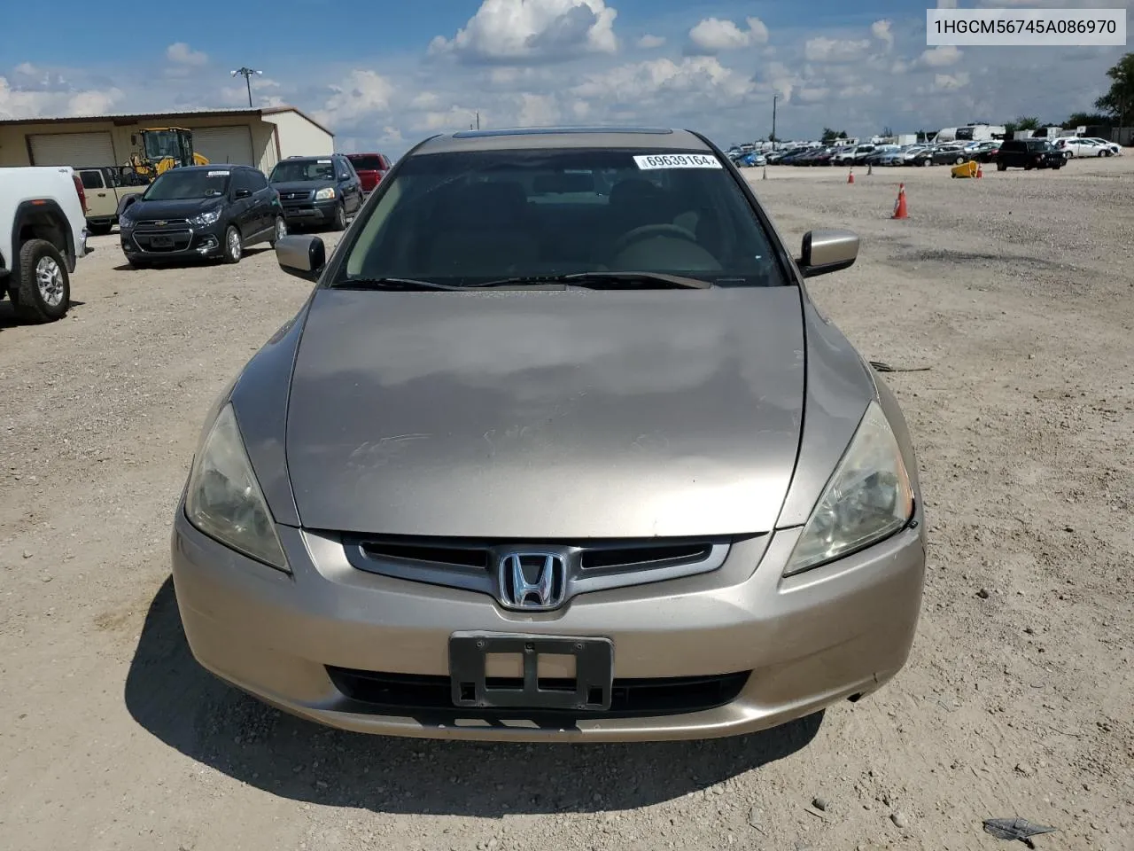 2005 Honda Accord Ex VIN: 1HGCM56745A086970 Lot: 69639164