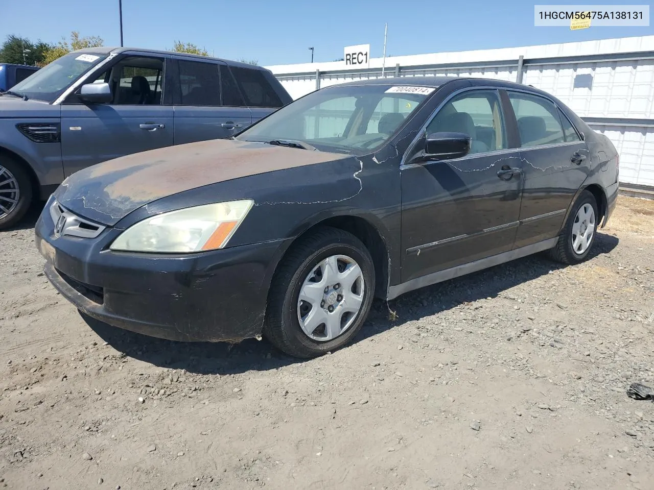 2005 Honda Accord Lx VIN: 1HGCM56475A138131 Lot: 70040814