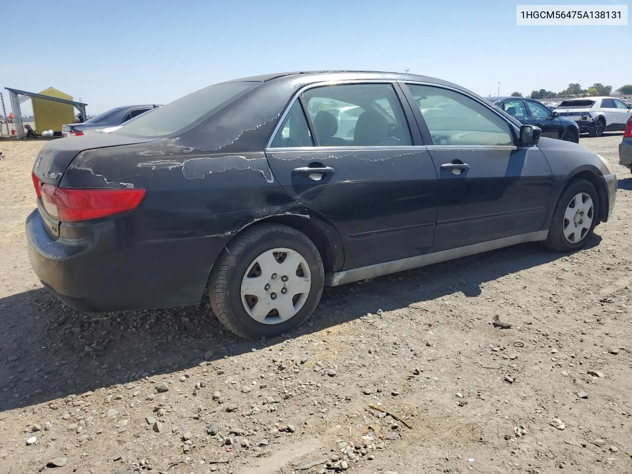 2005 Honda Accord Lx VIN: 1HGCM56475A138131 Lot: 70040814