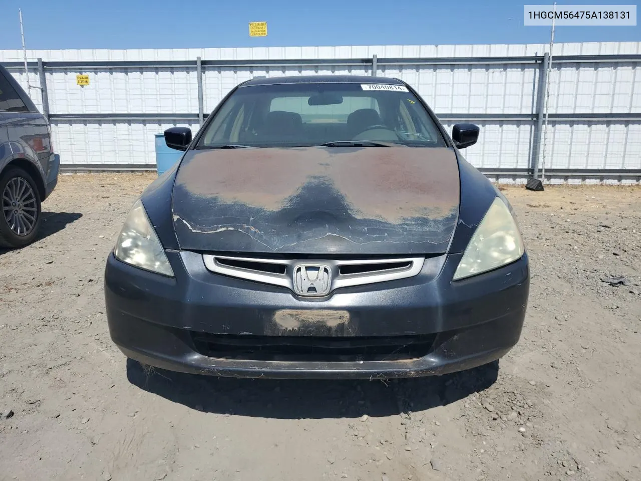 2005 Honda Accord Lx VIN: 1HGCM56475A138131 Lot: 70040814