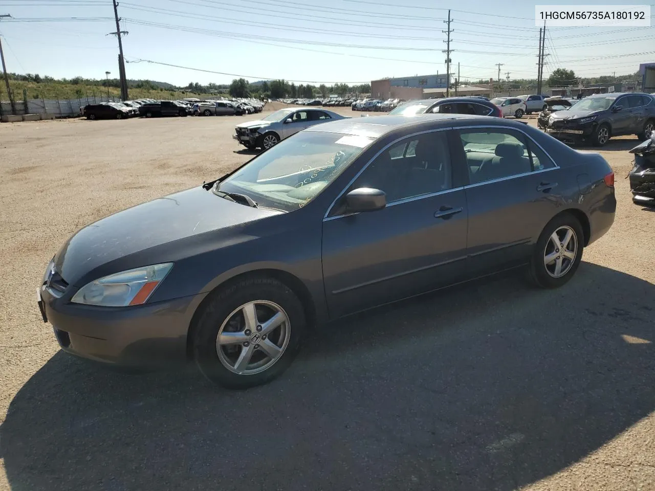 2005 Honda Accord Ex VIN: 1HGCM56735A180192 Lot: 70090454