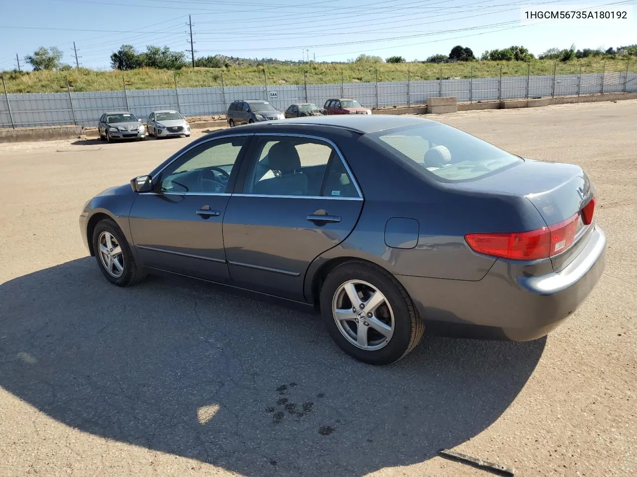 1HGCM56735A180192 2005 Honda Accord Ex