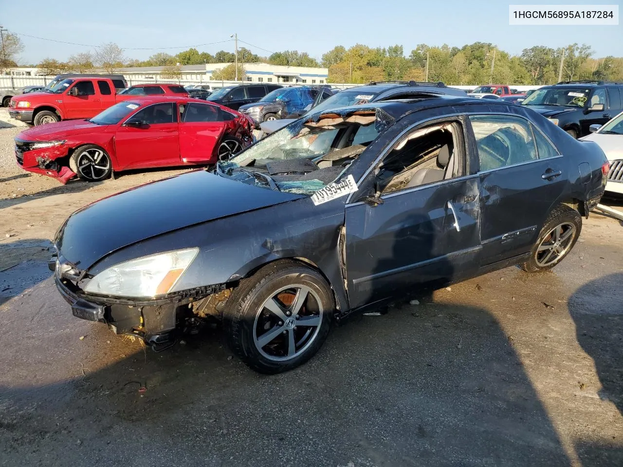 2005 Honda Accord Ex VIN: 1HGCM56895A187284 Lot: 70195444