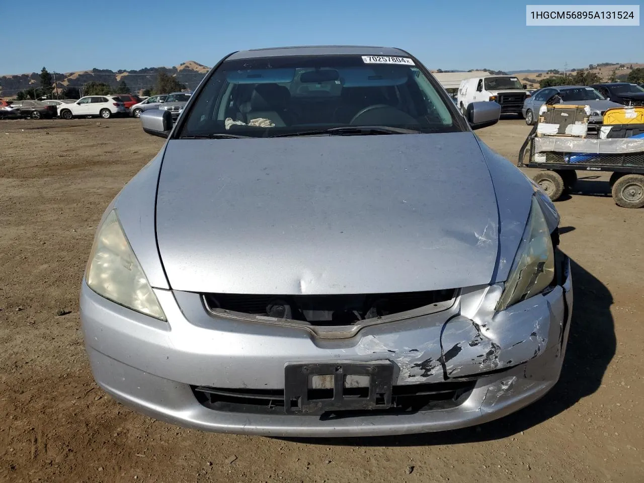 2005 Honda Accord Ex VIN: 1HGCM56895A131524 Lot: 70257804